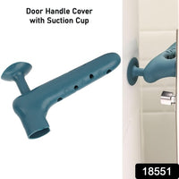 Silicone Door Handle Cover With Suction Cup (1 Pc) - LootFaat