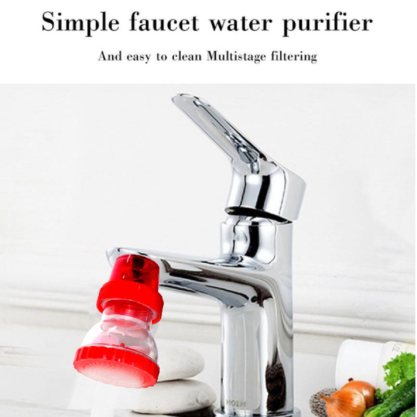 Big Plastic 360-degree Shower Head Faucet - LootFaat