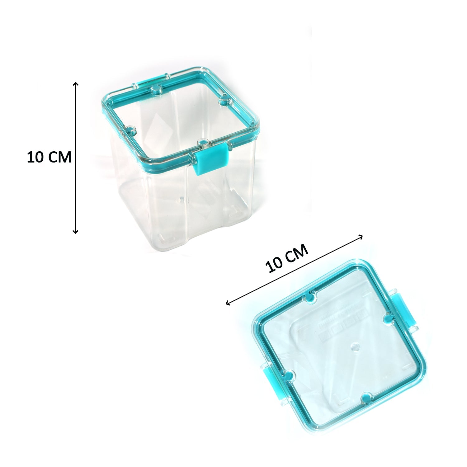 4pc Square Container 700ml Used For Storing Types Of Food Stuffs And Items. - LootFaat