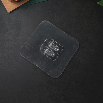 7430 Household Self Adhesive Wall Hooks Punch-free Wall-mounted Hook Seamless Transparent No Nails Drill Waterproof Hooks For Bathroom Kitchen Home (1 Pc) - second image