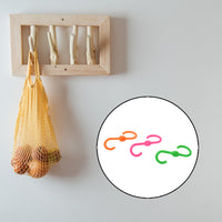S Shape Plastic Hooks Hanger For Hanging Cloth (3 Pcs Set) - LootFaat