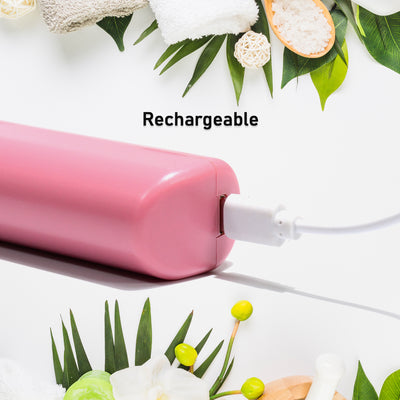 Rechargeable Mini Hair Straightener Travel Portable Usb Charging Cordless Hair Straightener Bursh Three Temperature Adjustments Flat Iron Comb (1 Pc) - second image