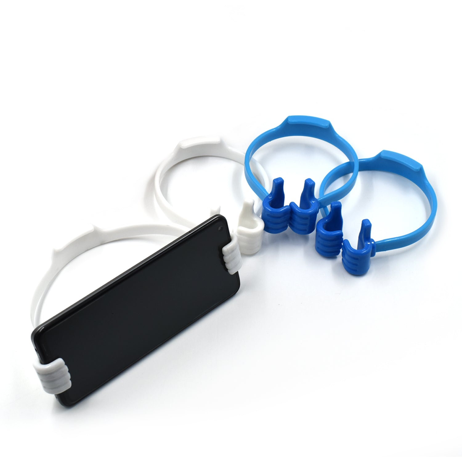 4 Pc Hand Shape Mobile Stand Used In All Kinds Of Places Including Household And Offices As A Mobile Supporting Stand. - LootFaat