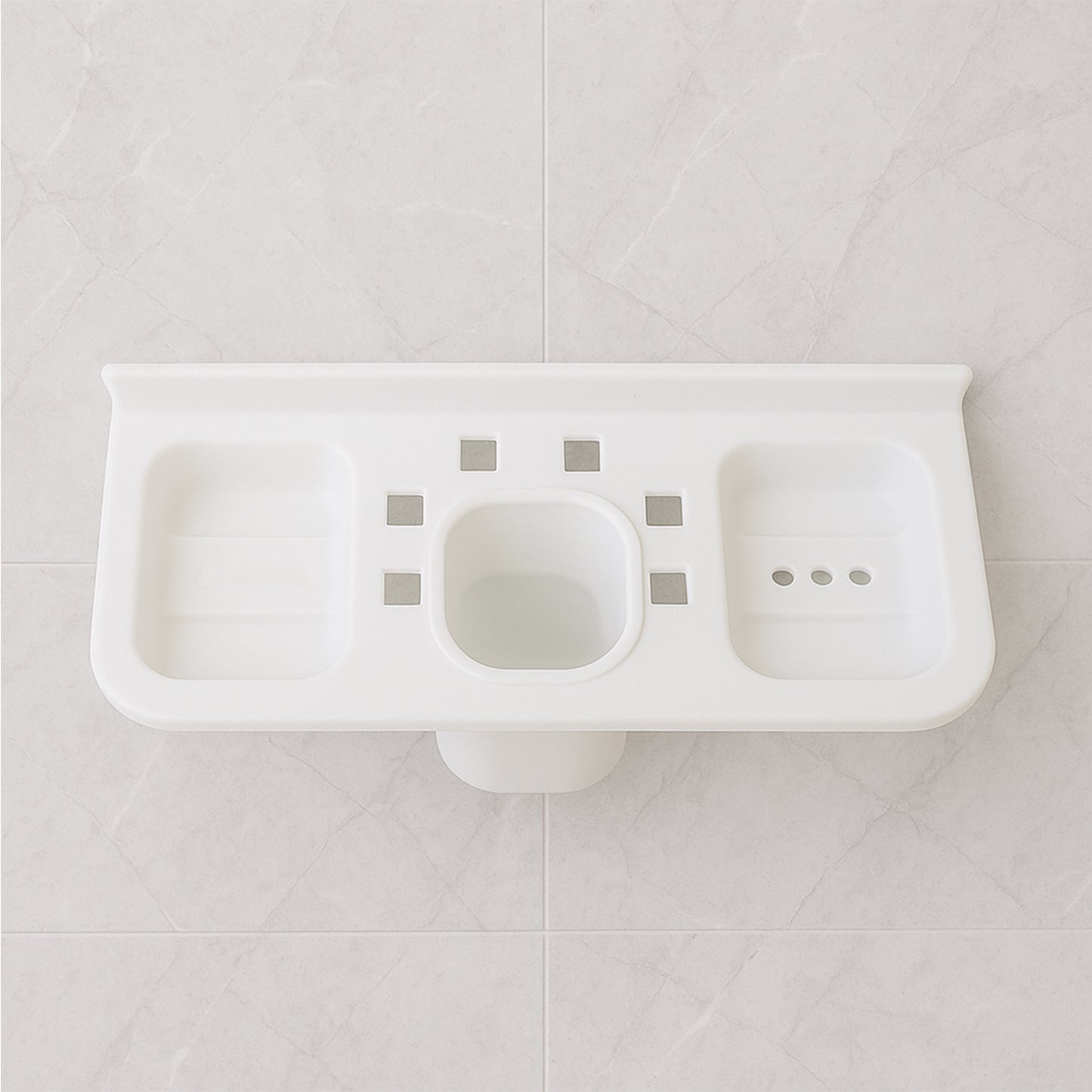 4777 4 In 1 Plastic Soap Dish And Plastic Soap Dish Tray Used In Bathroom And Kitchen Purposes.