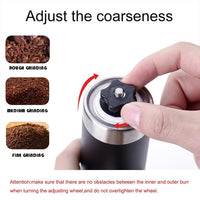 Portable Stainless Steel Manual Coffee Grinder (1 Pc) - LootFaat