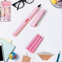 Fountain Blue Pen With 3 Refills (1 Set) - LootFaat