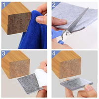 Furniture Pad Square Felt Pads Floor Protector Pad For Home  All Furniture Use (Pack Of 4 Pc) - LootFaat