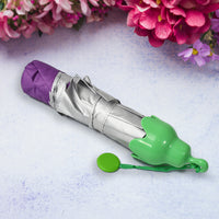 Vegetable Shaped Folding Umbrella Plastic Case Creative Fashion Folding Mini Sun Shade Rain Umbrella Unique Umbrella Sun  Uv Protection Cute Design (1 Pc) - LootFaat