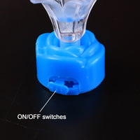 Multi-color Led Fiber Optic Flower Night Lamps (Mix Color  3 Pc)