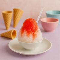 Manual Ice Crusher Snow Cone Maker - Hand Crank Ice Shaver