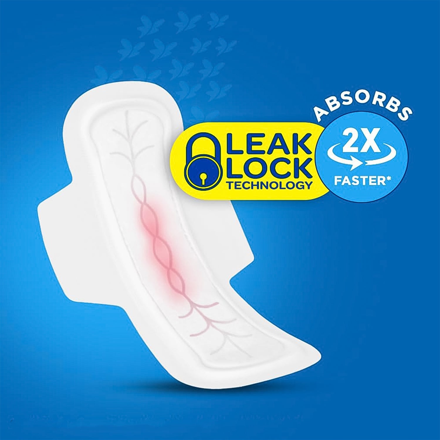 Blue Lady Extra Long Pads With Wides Wings Sanitary Pads  280 Mm 40-pack - LootFaat