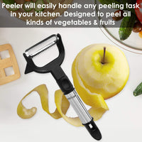 2-in-1 Double Julienne And Vegetable Peeler - LootFaat