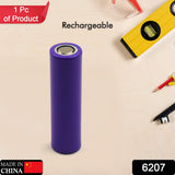 High-capacity 3.7V 1200mAh flat-top lithium rechargeable battery.