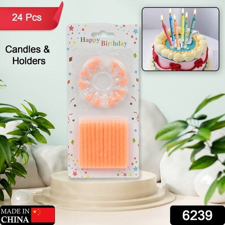 Birthday Party Candles (Pack Of 24 Pcs) - LootFaat
