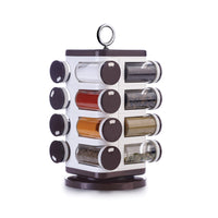 Ganesh Multipurpose Revolving Spice Rack With 16 Pcs Dispenser Each 100 Ml Plastic Spice Abs Material 1 Piece Spice Set 1 Piece Spice Set  (Plastic) - LootFaat