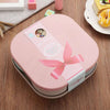Rotating Candy & Dry Fruit Serving Box - 4 Compartment Divided Tray