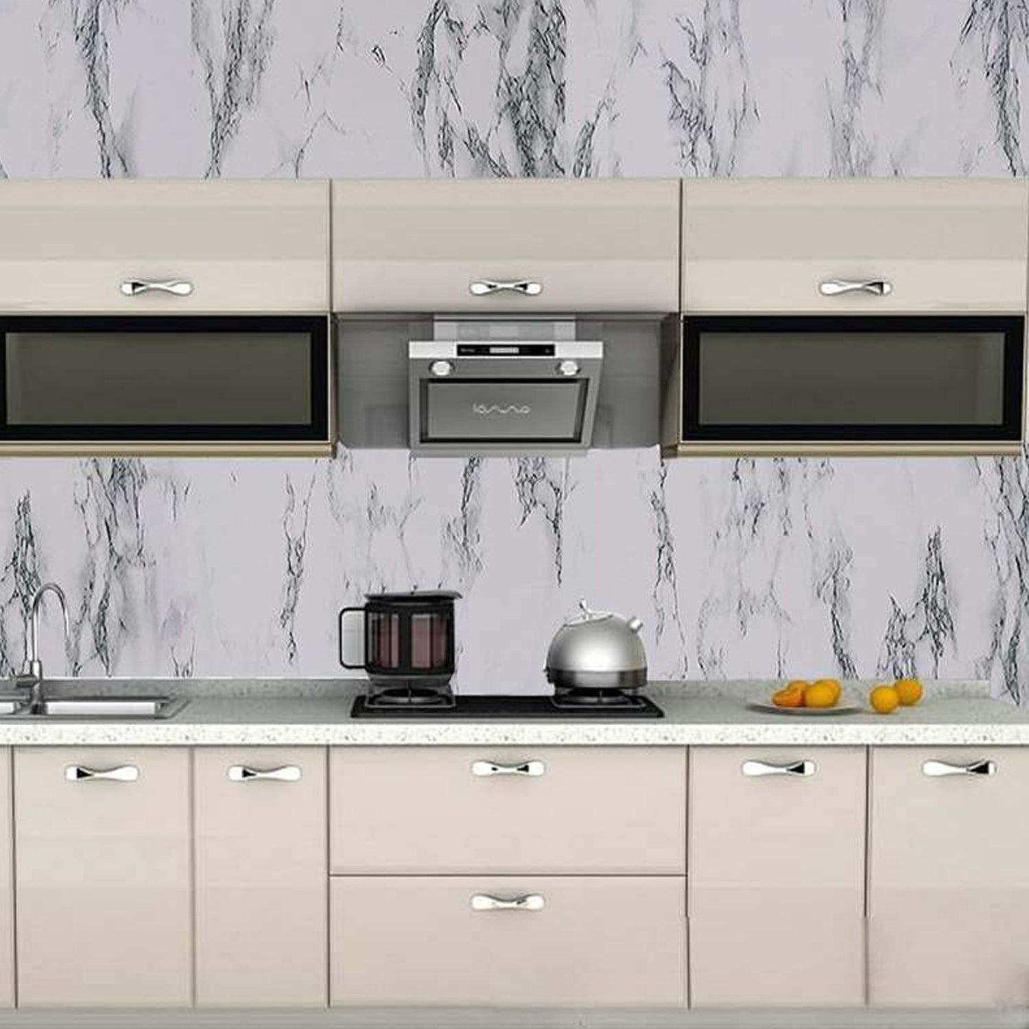 waterproof kitchen wallpaper product detail | LootFaat