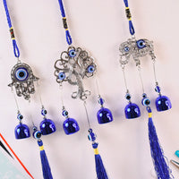 Metal Evil Eye Wind Chime Bells (Mix Design  1 Pc) - LootFaat