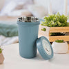 Apex Double Wall Inner Steel Travel Glass (500ml) Approx (1 Pc  Mix Color)