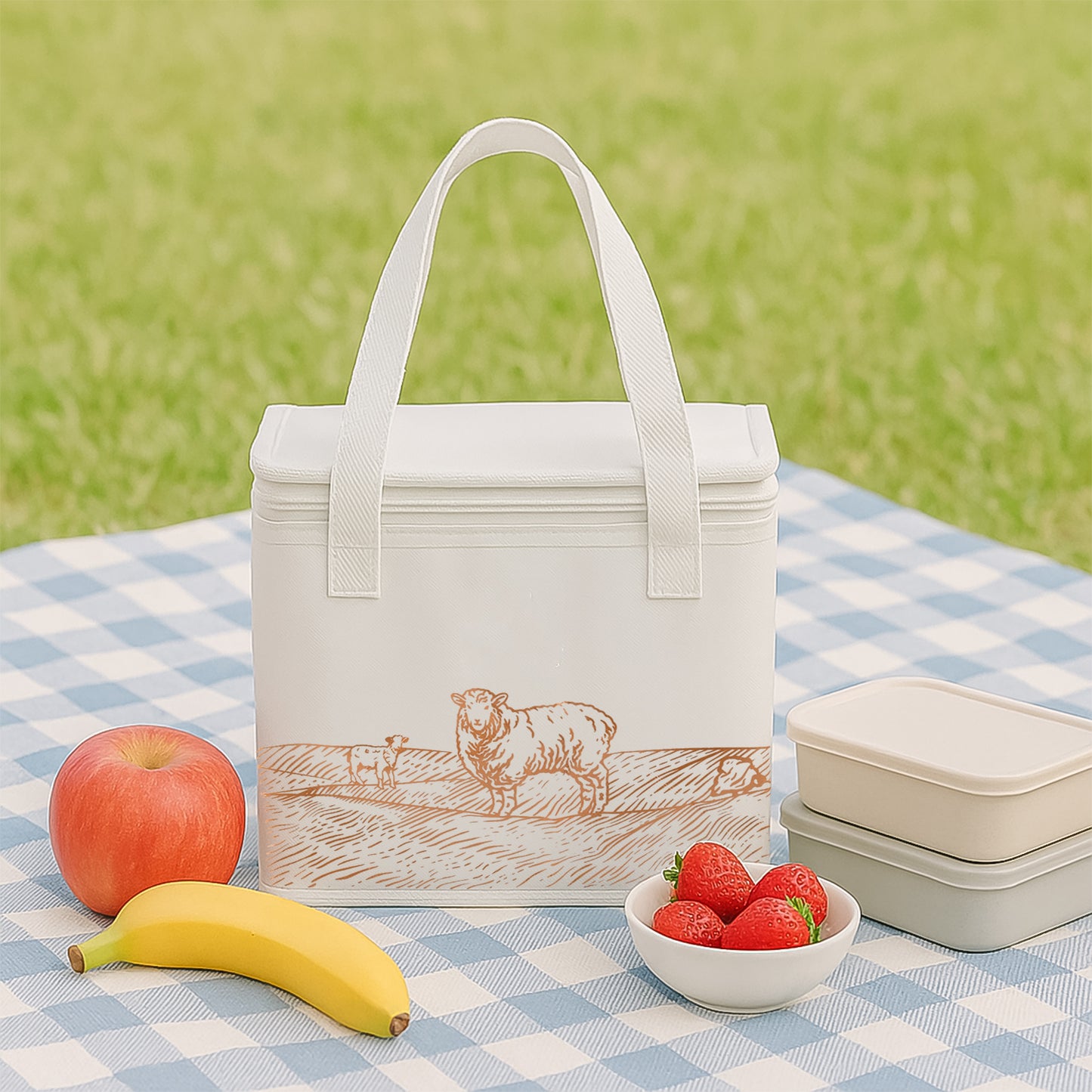 Insulated Thermal Lunch Bag (1 Pc)