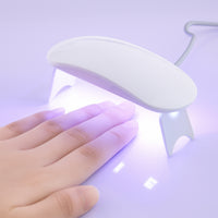 Mini UV LED Nail Lamp - Portable Gel Polish Dryer
