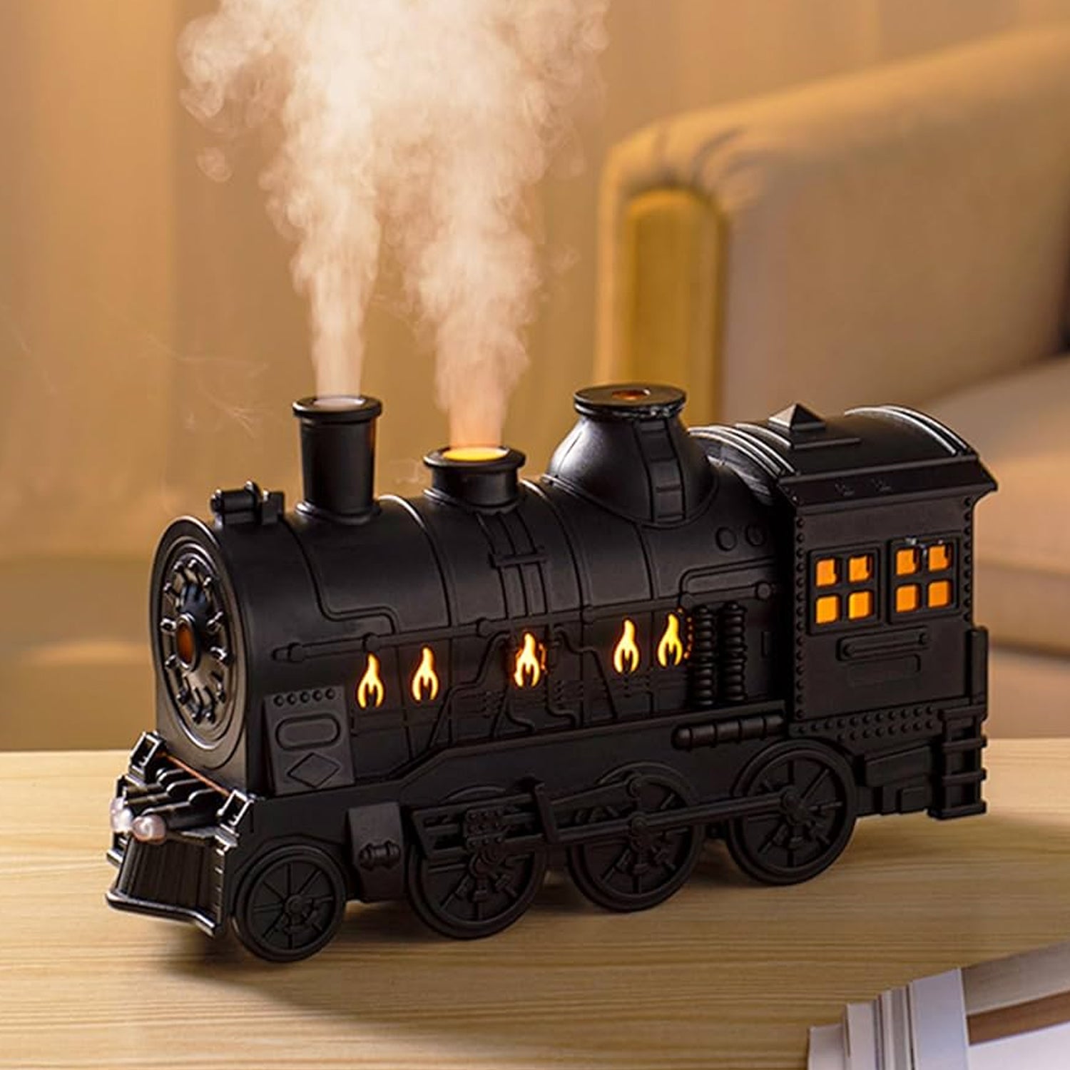 Train Shape Portable Mini Humidifier (1 Pc  Mix Color) - LootFaat