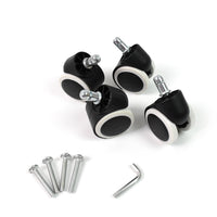 Rolling Stool with Wheels - Low Round Pedicure Stool