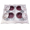 Dry Fruit Air Tight Bowls Tray With Lids 4 Section Snacks Mukhvas Dani