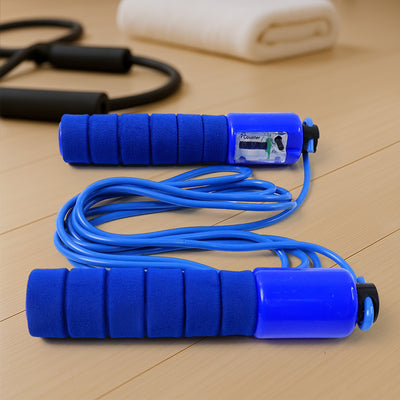 Adjustable Skipping Rope With Digital Jump Counter And Foam Grip Handles (1 Pc) - second image