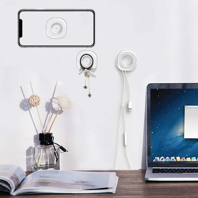 Multi Purpose Square Super Gel Pads For Holding Mobile  Spiral Cable Protector (1 Pc) - second image