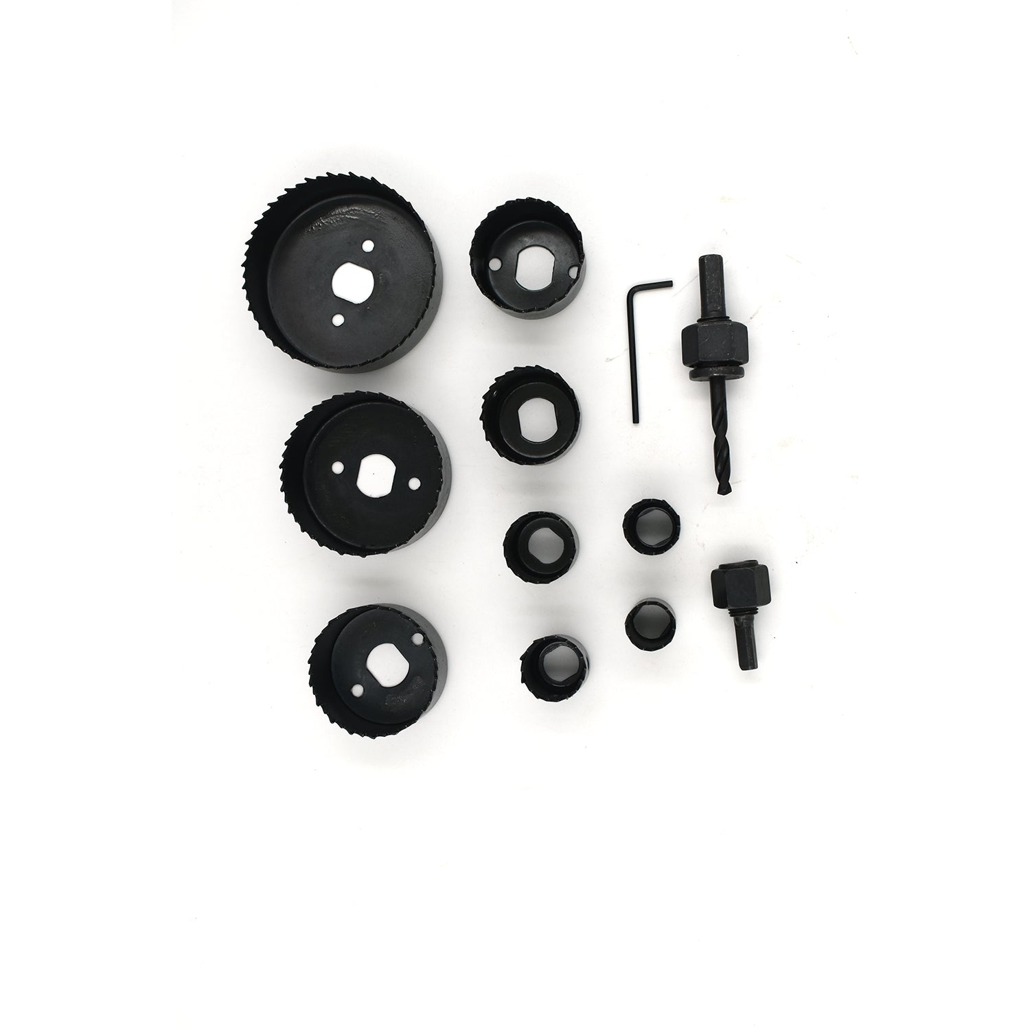 12 Pcs 19-64mm Hole Saw Kit - LootFaat