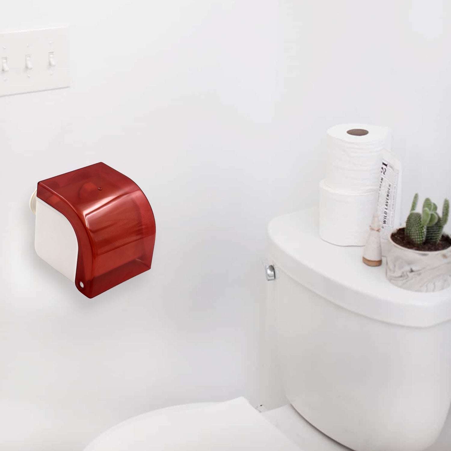 Wall Tissue Holder Used For Holding Tissues Responsible For Cleaning And Wiping Of Hands And Some Other Accessories. - LootFaat
