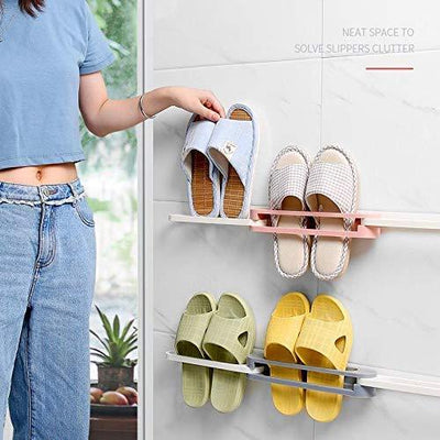 Multifunction Folding Slippersshoes Hanger Organizer Rack - second image