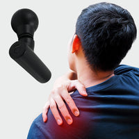 Black Mini Pocket Size Vibrator Full Body Massager Cordless One Button Operation For Body Pain  Relaxation - LootFaat