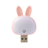 Cute Usb Rabbit Night Light With Sound  Voice Activation