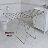 Supermom Premium Stainless Steel Heavy Duty Foldable Cloth Drying Stand (1 Pc)