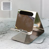 Stainless Steel Universal Mobile  Tablet Stand Holder - (1 Pc)