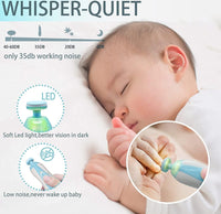 Electric Baby Nail Trimmer With Grinding Heads For Newborn Infant And Toddler