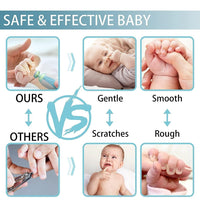 Electric Baby Nail Trimmer With Grinding Heads For Newborn Infant And Toddler