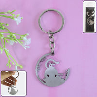 Devotional Jai Shri Ram Metal Keychain - (1 Pc)