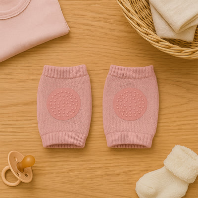 Pink Toddler Wool Knit Leg Warmer (Knee Guard) - second image