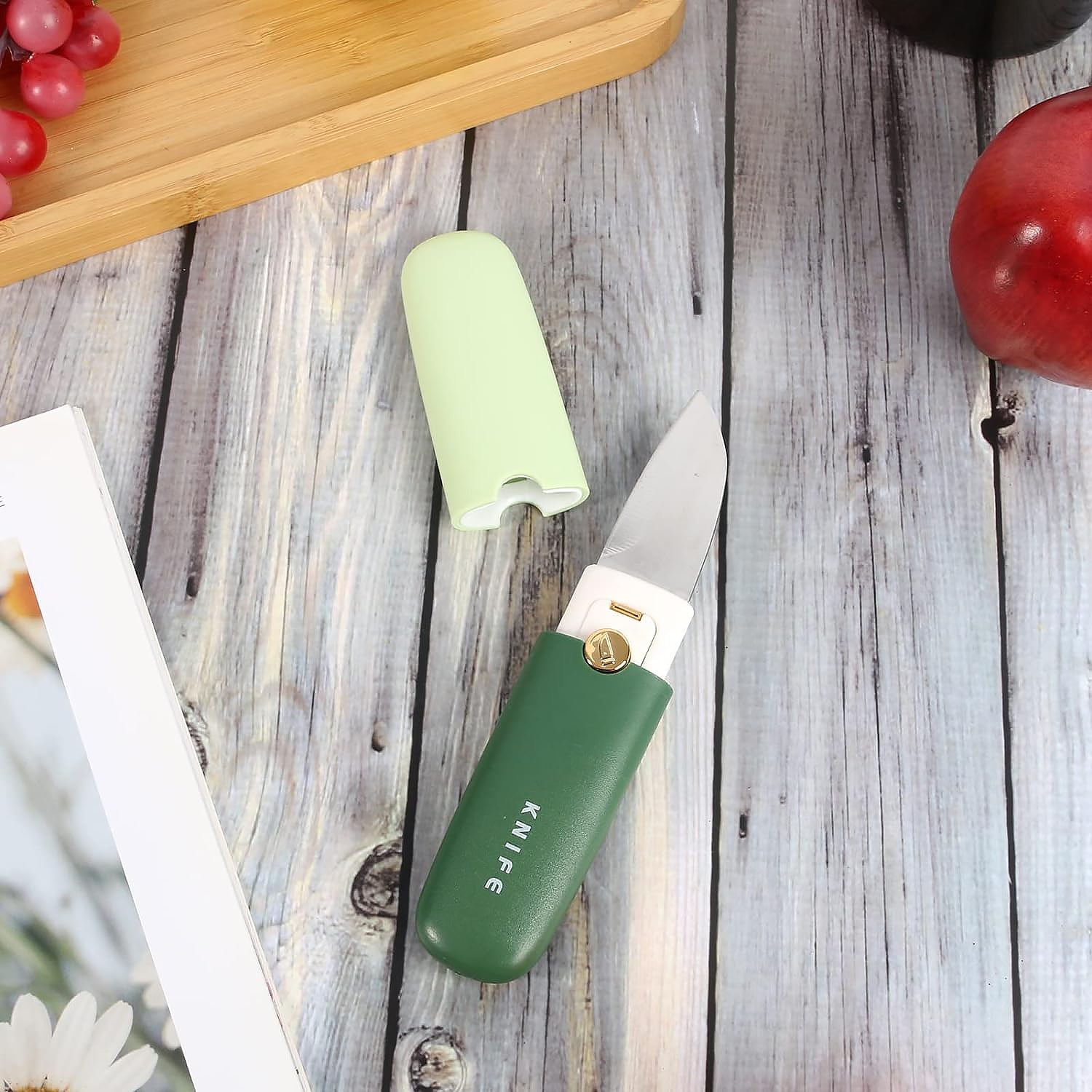 Multifunctional Peeler Two In One Fruit Knife Fruit And Vegetable Cutting Knife+sawtooth Peeler Apple Carrot Potato Fruit Slice Antiskid - LootFaat