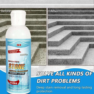 Stone Stain Remover Cleaner Stone Crystal Plating Agent Marble Stone Cleaner Polishes Crystal Plating For Kitchen Patio Backyard Marble Cleaner And Polish (75 Ml Approx  1 Pc) - second image