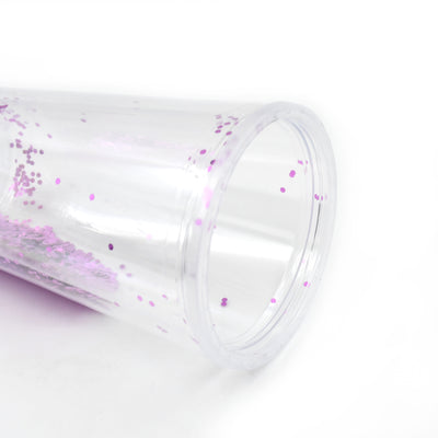 High Quality Plasticcreative Cold Drink Cup  Tumble Reusable Tea Coffee Tumbler With Lid And Straw Double Wall Plastic Drinking Sport Bottletravel Tumbler (1 Pc  Mix Color) - second image