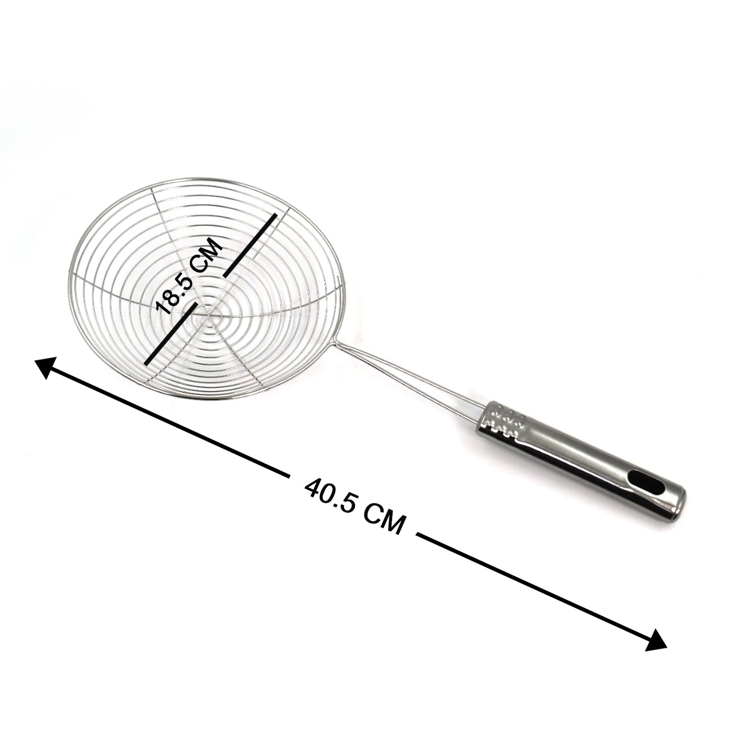 Large Oil Strainer To Get Perfect Fried Food Stuffs Easily Without Any Problem And Damage. - LootFaat