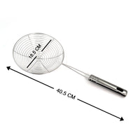 Large Oil Strainer To Get Perfect Fried Food Stuffs Easily Without Any Problem And Damage. - LootFaat
