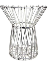 Close up of 3040 Multipurpose Fruit Basket Stainless Steel Wire Bowl Foldable B... features and build quality