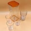 Resistant Glass Jug For Juice Milk Cold Or Hot Beverages