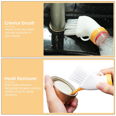 Multipurpose Bottle-attachable Cleaning Brush For Kitchen And Bathroom (1 Pc) - second image