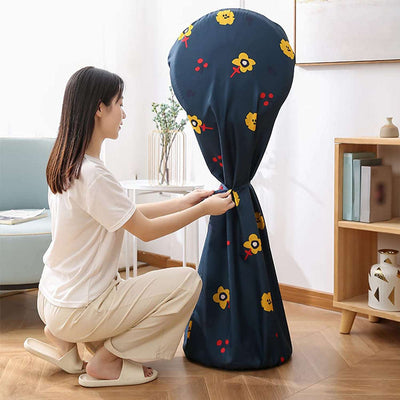 Decorative Dustproof And Waterproof Table Fan Cover  Useful When The Fan Is Not In Use (Mix Design  Size) - second image